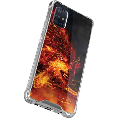 Tom Wood Fire Stalker Wolf Galaxy A51 5G Clear Case