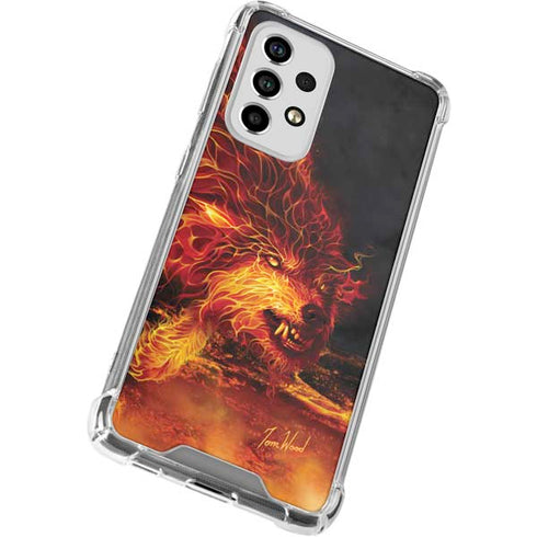 Tom Wood Fire Stalker Wolf Galaxy A53 5G Clear Case