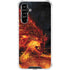 Fire Stalker Wolf by Tom Wood Galaxy A54 5G Clear Case