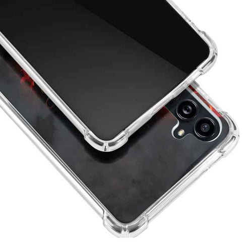 Fire Stalker Wolf by Tom Wood Galaxy A54 5G Clear Case