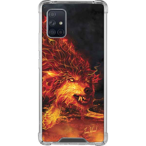 Tom Wood Fire Stalker Wolf Galaxy A71 5G Clear Case
