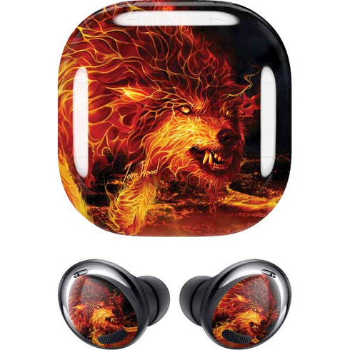 Tom Wood Fire Stalker Wolf Galaxy Buds Pro Skin