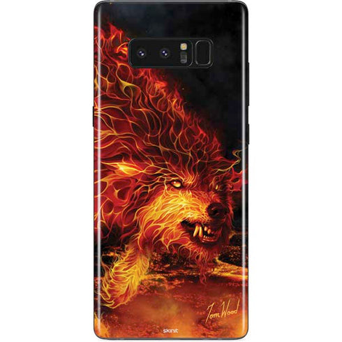 Tom Wood Fire Stalker Wolf Galaxy Note 8 Skin