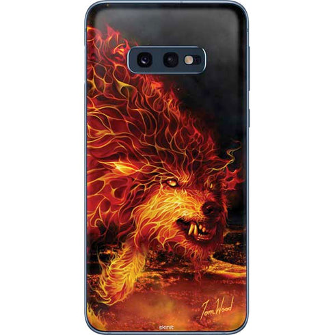 Tom Wood Fire Stalker Wolf Galaxy S10e Skin