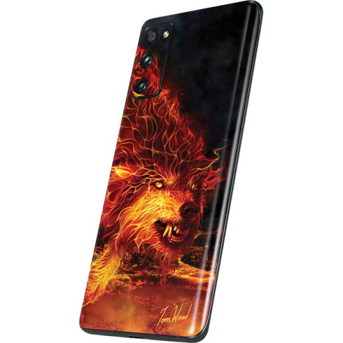 Tom Wood Fire Stalker Wolf Galaxy S20 Fan Edition Skin