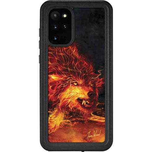 Tom Wood Fire Stalker Wolf Galaxy S20 Plus Waterproof Case
