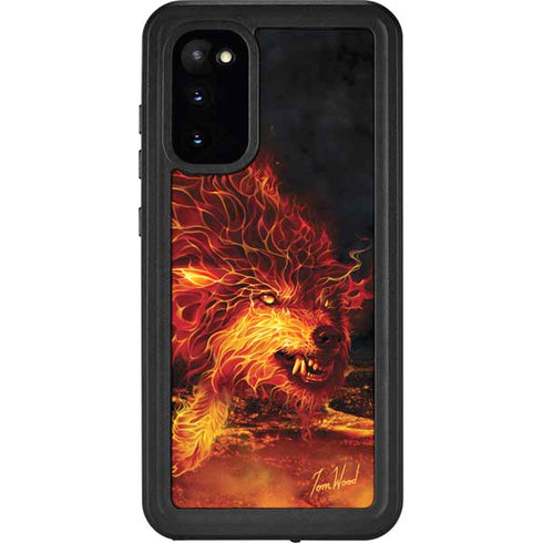 Tom Wood Fire Stalker Wolf Galaxy S20 Waterproof Case