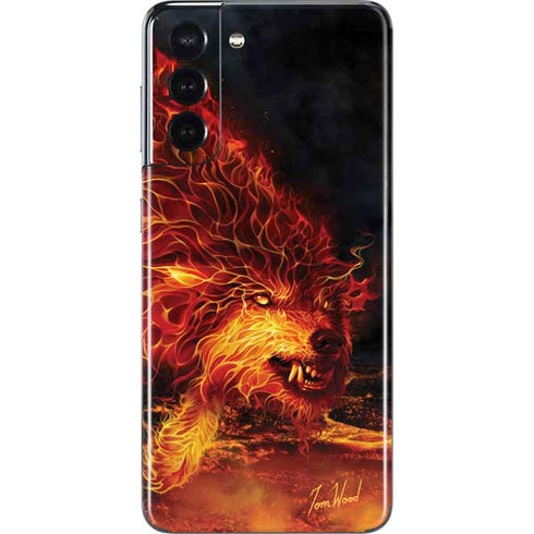 Tom Wood Fire Stalker Wolf Galaxy S21 5G Skin