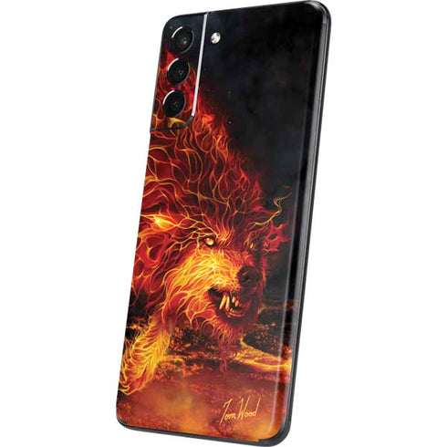 Tom Wood Fire Stalker Wolf Galaxy S21 Plus 5G Skin