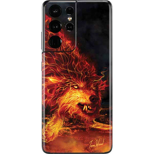 Tom Wood Fire Stalker Wolf Galaxy S21 Ultra 5G Skin