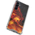 Fire Stalker Wolf by Tom Wood Galaxy S23 FE Clear Case