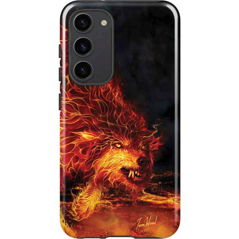 Tom Wood Fire Stalker Wolf Galaxy S23 Plus Pro Case