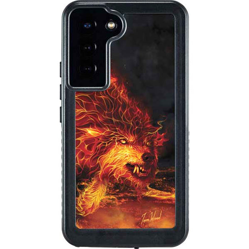 Tom Wood Fire Stalker Wolf Galaxy S23 Plus Waterproof Case