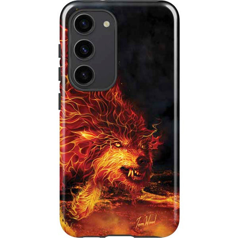 Tom Wood Fire Stalker Wolf Galaxy S23 Pro Case