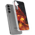 Fire Stalker Wolf by Tom Wood Galaxy S24 Plus Clear Case