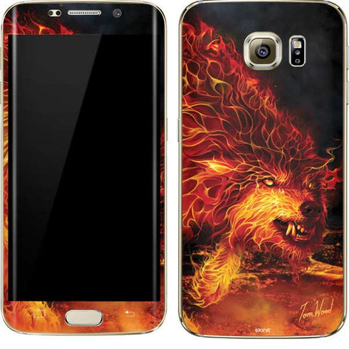Tom Wood Fire Stalker Wolf Galaxy S7 Edge Skin