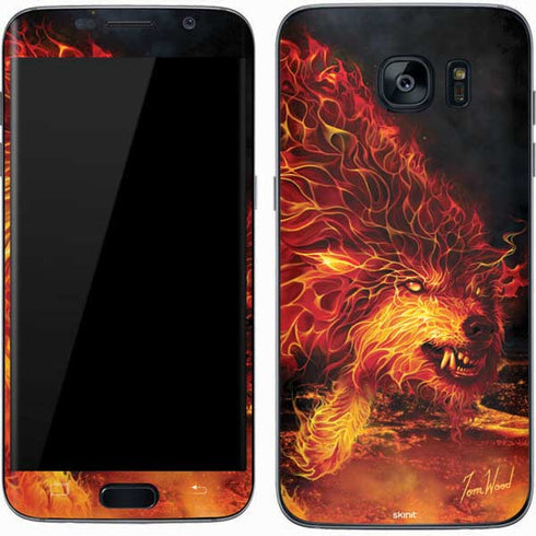 Tom Wood Fire Stalker Wolf Galaxy S7 Skin