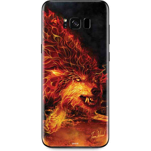 Tom Wood Fire Stalker Wolf Galaxy S8 Plus Skin