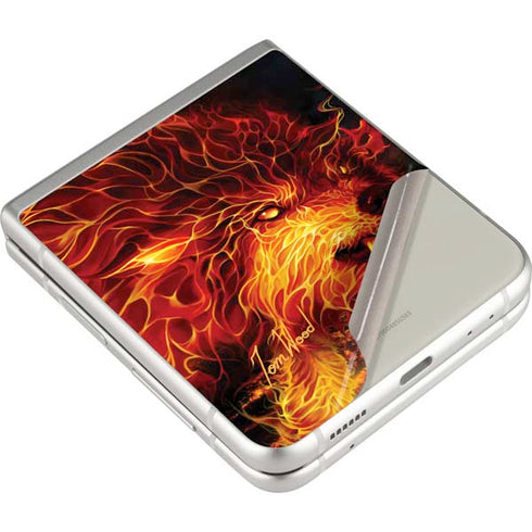 Tom Wood Fire Stalker Wolf Galaxy Z Flip3 5G Skin