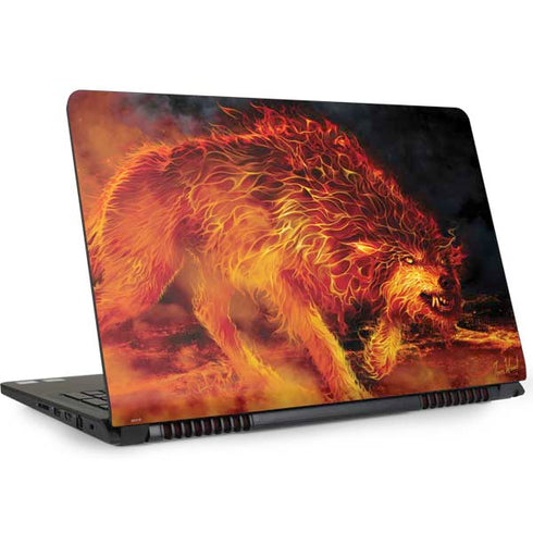 Tom Wood Fire Stalker Wolf Dell Inspiron Skin