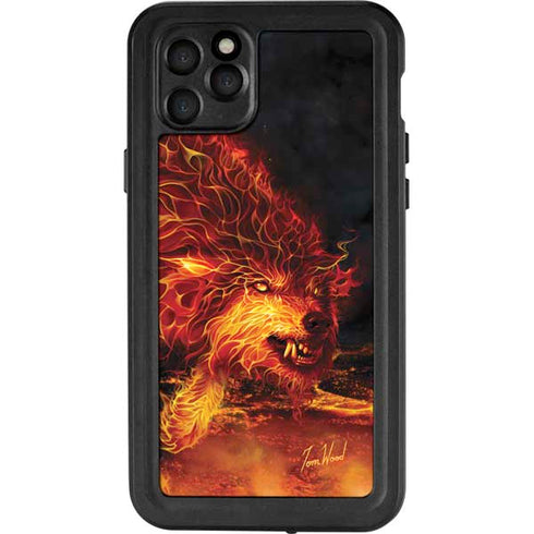 Tom Wood Fire Stalker Wolf iPhone 11 Pro Max Waterproof Case