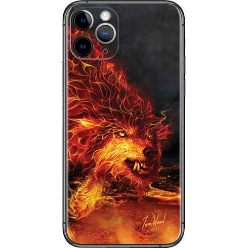 Tom Wood Fire Stalker Wolf iPhone 11 Pro Skin