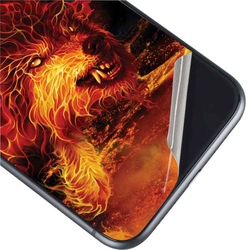 Tom Wood Fire Stalker Wolf iPhone 11 Skin