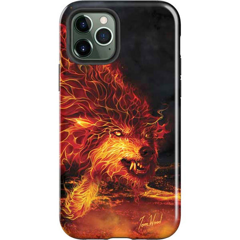 Tom Wood Fire Stalker Wolf iPhone 12 Pro Impact Case