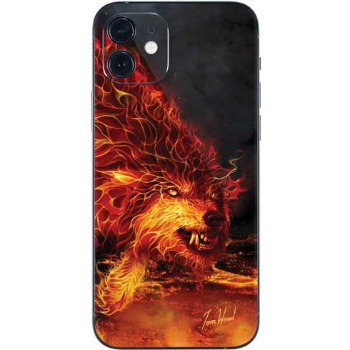 Tom Wood Fire Stalker Wolf iPhone 12 Skin