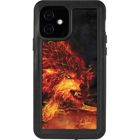 Tom Wood Fire Stalker Wolf iPhone 12 Waterproof Case