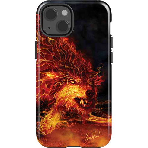Tom Wood Fire Stalker Wolf iPhone 13 Impact Case