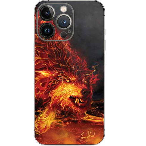 Tom Wood Fire Stalker Wolf iPhone 13 Pro Skin