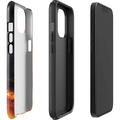 Fire Stalker Wolf by Tom Wood iPhone 15 Impact Case