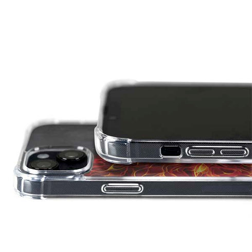 Fire Stalker Wolf by Tom Wood iPhone 15 MagSafe Case
