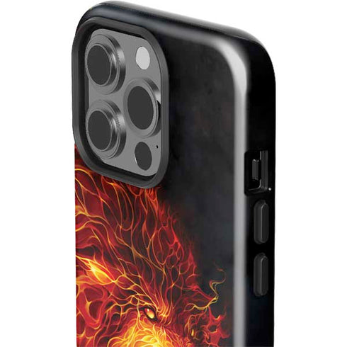 Tom Wood Fire Stalker Wolf iPhone 14 Pro Impact Case