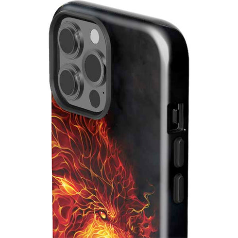 Tom Wood Fire Stalker Wolf iPhone 14 Pro Max Impact Case