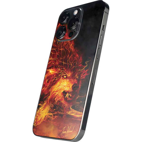 Tom Wood Fire Stalker Wolf iPhone 14 Pro Max Skin