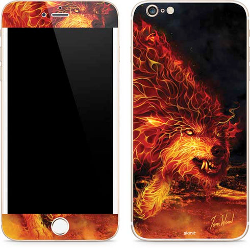 Tom Wood Fire Stalker Wolf iPhone 6/6s Plus Skin