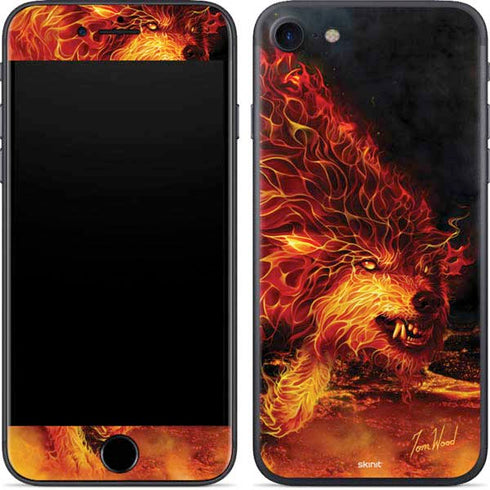Tom Wood Fire Stalker Wolf iPhone 8 Skin