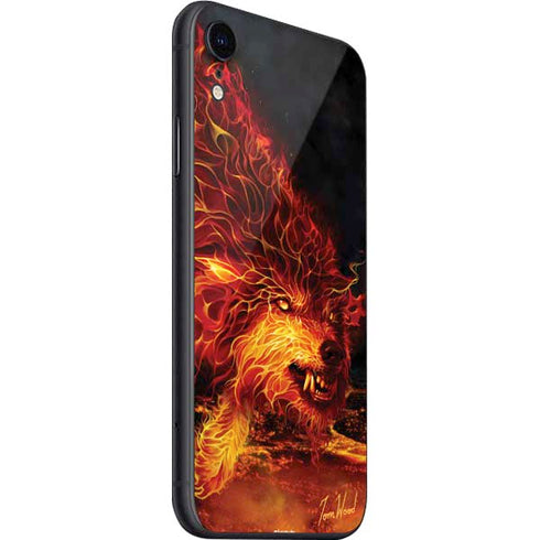 Tom Wood Fire Stalker Wolf iPhone SE (2nd & 3rd Gen) Skin