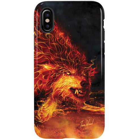 Tom Wood Fire Stalker Wolf iPhone X Pro Case