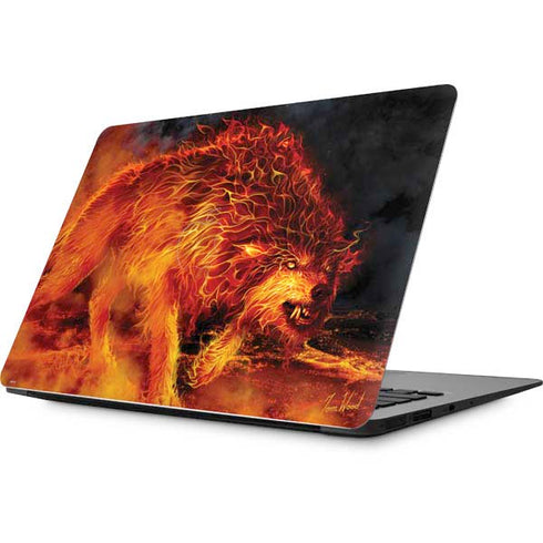 Tom Wood Fire Stalker Wolf Apple MacBook Skin