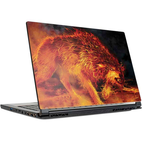 Tom Wood Fire Stalker Wolf MSI GS65 Stealth Laptop Skin