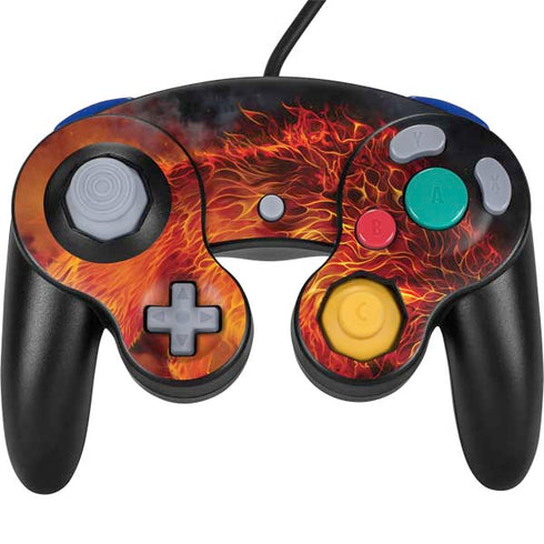 Tom Wood Fire Stalker Wolf Nintendo GameCube Controller Skin
