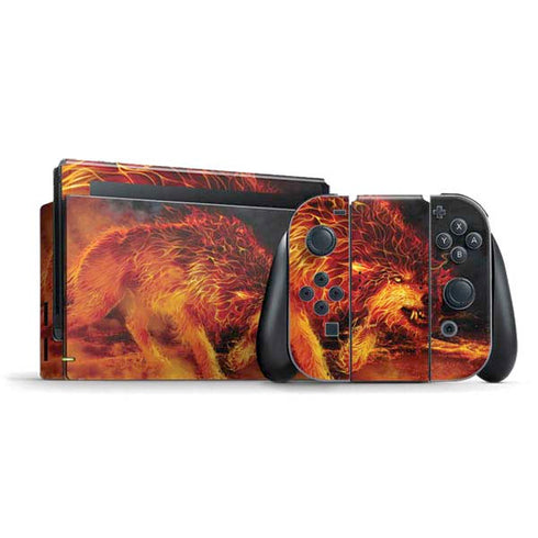 Tom Wood Fire Stalker Wolf Nintendo Switch Bundle Skin
