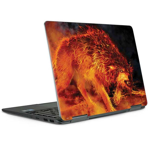 Tom Wood Fire Stalker Wolf Notebook 9 Pro 13in (2017) Skin