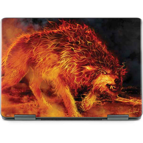 Tom Wood Fire Stalker Wolf Notebook 9 Pro 13in (2017) Skin