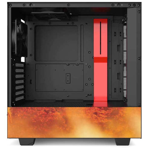 Tom Wood Fire Stalker Wolf NZXT H510 Compact ATX Mid-Tower Case Skin