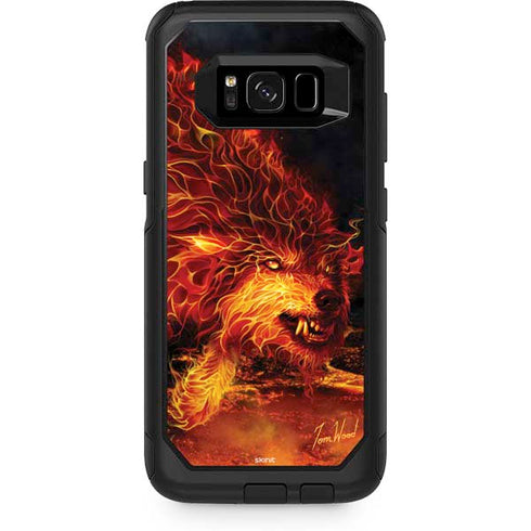 Tom Wood Fire Stalker Wolf Otterbox Commuter Galaxy Skin