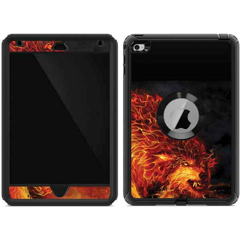 Tom Wood Fire Stalker Wolf Otterbox Defender iPad Skin